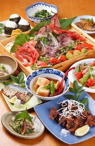 朝どれ鮮魚のお造りの画像