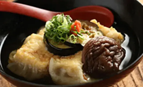 おかだ名物おかだ揚げ出汁豆腐の画像