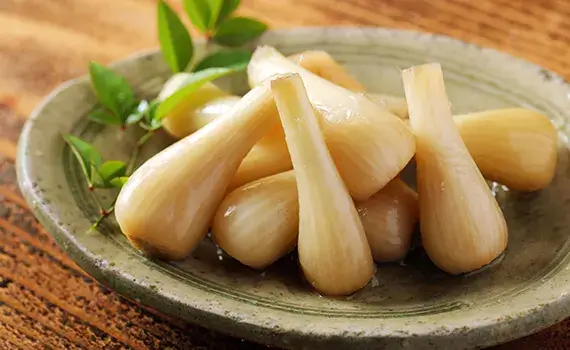 自家製甘酢らっきょうの画像