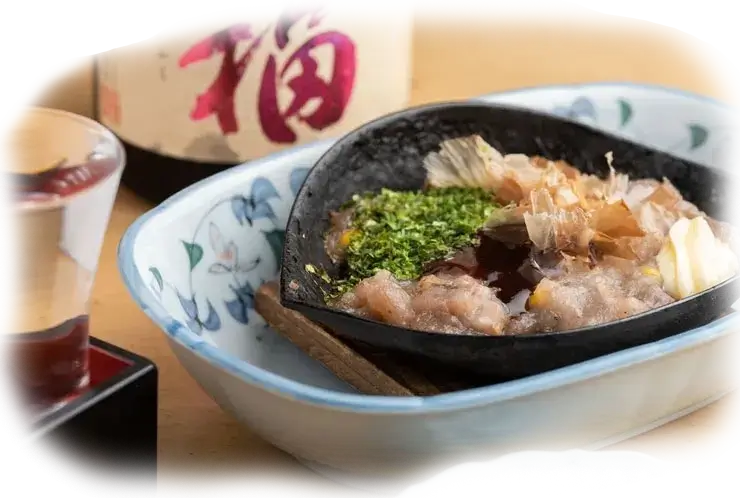 名物れんこんの変わりお好み焼きの画像